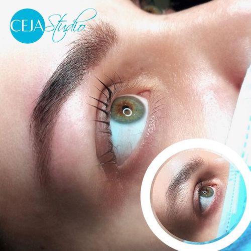 Perfilado de cejas, maquillaje semi-permanente de cejas y lifting de pestañas